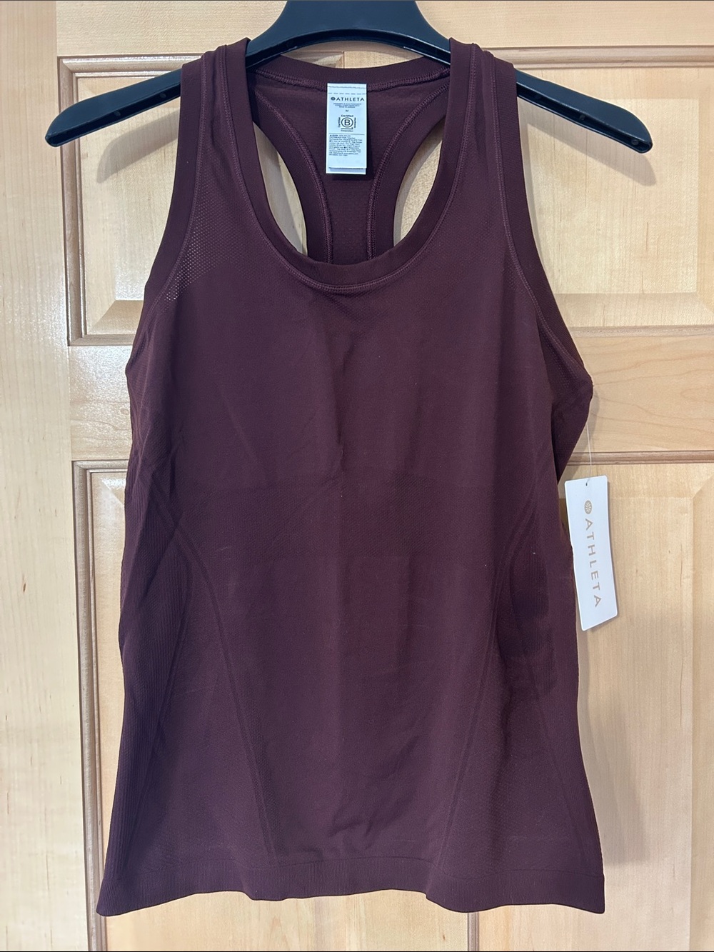 Athleta Women’s Racerback Tank Top - Burgundy
